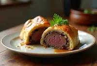 Filet de bœuf en croûte aux champignons : recette gourmande et raffinée