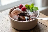 Fondant au chocolat intense et moelleux pour une personne