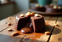 Fondant au chocolat noir et amandes croquantes : dessert gourmand et facile