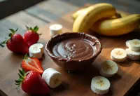 Fondue au chocolat gourmande pour une personne