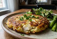 Galette de pommes de terre à la morue savoureuse