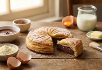 Galette des rois au chocolat rapide et facile pour une personne