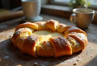 Galette des rois facile et rapide à la frangipane pour 1 personne