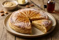 Galette des rois traditionnelle à la frangipane