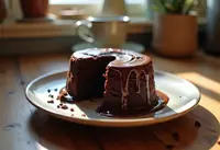 Gâteau au chocolat fondant ultra gourmand pour une personne