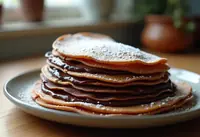 Gâteau de crêpes au chocolat fondant facile et rapide