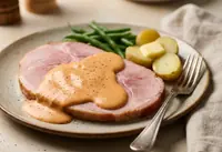 Jambon à la sauce aurore onctueuse et savoureuse