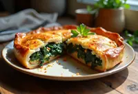 Koulibiac de saumon aux épinards fondants