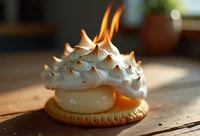 Omelette Norvégienne Gourmande de Vero : Dessert Flambé et Meringué