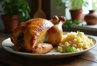 Poulet Farci à la Semoule à la Marocaine : Recette Authentique et Savoureuse