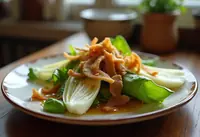 Salade d'endives déglacée au vinaigre avec lardons croustillants