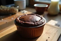 Soufflé moelleux au chocolat noir intense