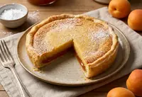 Tarte à la frangipane onctueuse et confiture d'abricots maison