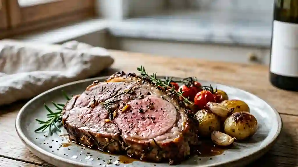 Épaule d'agneau fondante au romarin - Photo de présentation