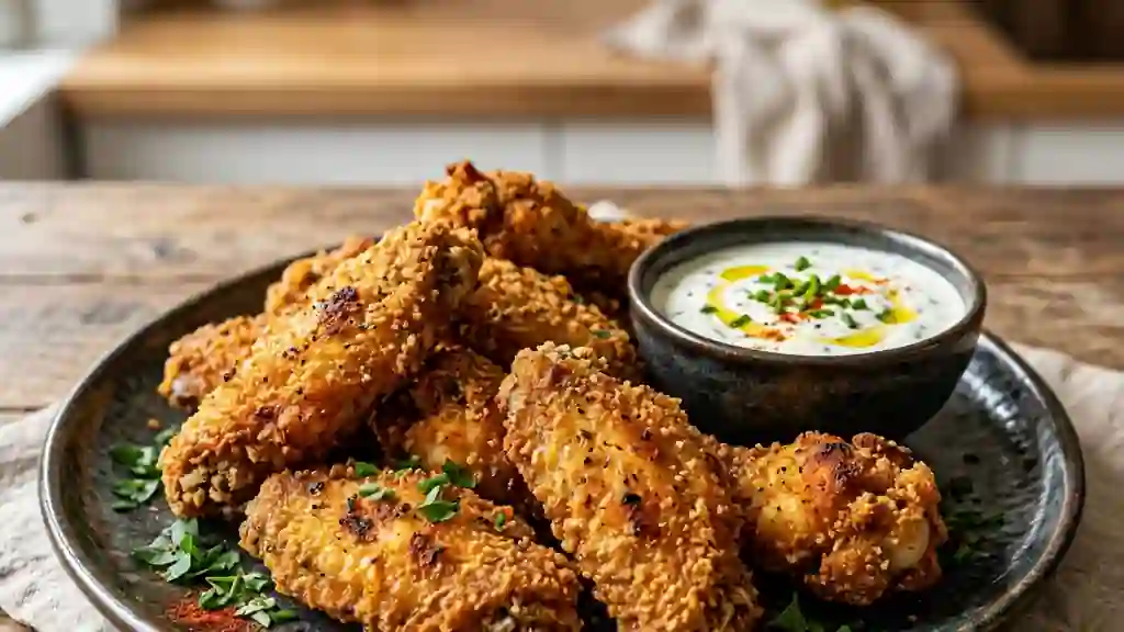 Ailerons de poulet croustillants au paprika - Photo de présentation