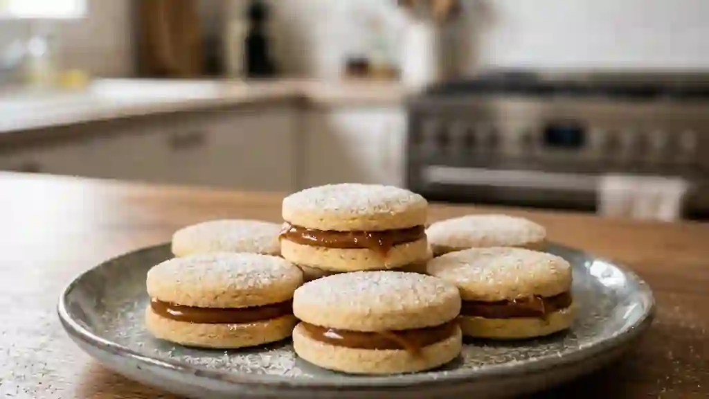Alfajores Fondants à la Confiture de Lait - Photo de présentation