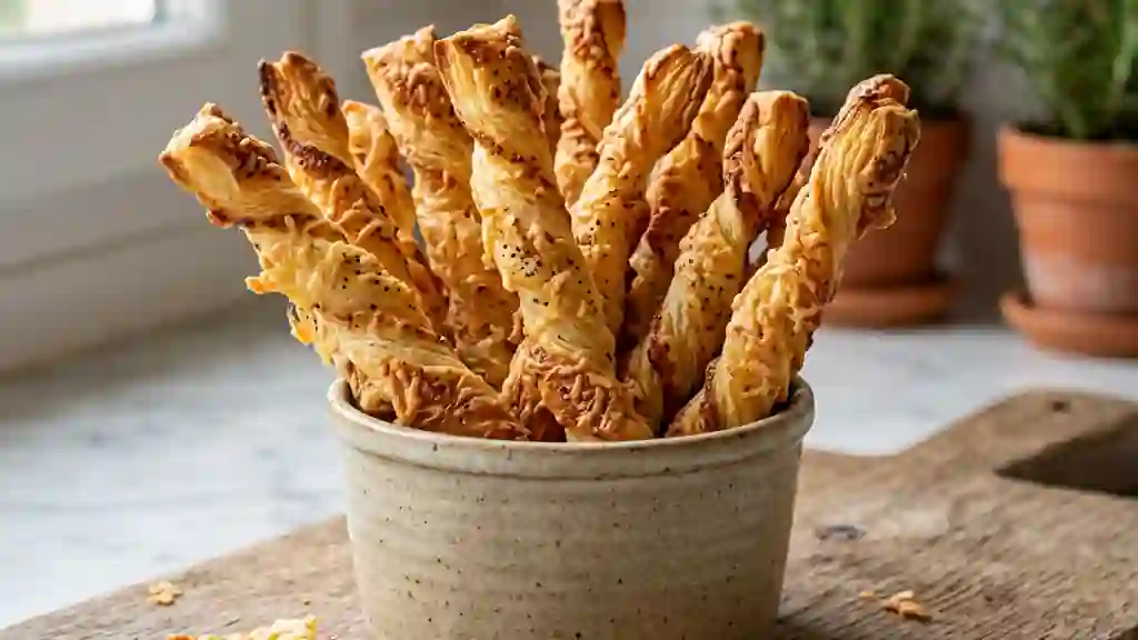 Allumettes croustillantes au parmesan - Photo de présentation