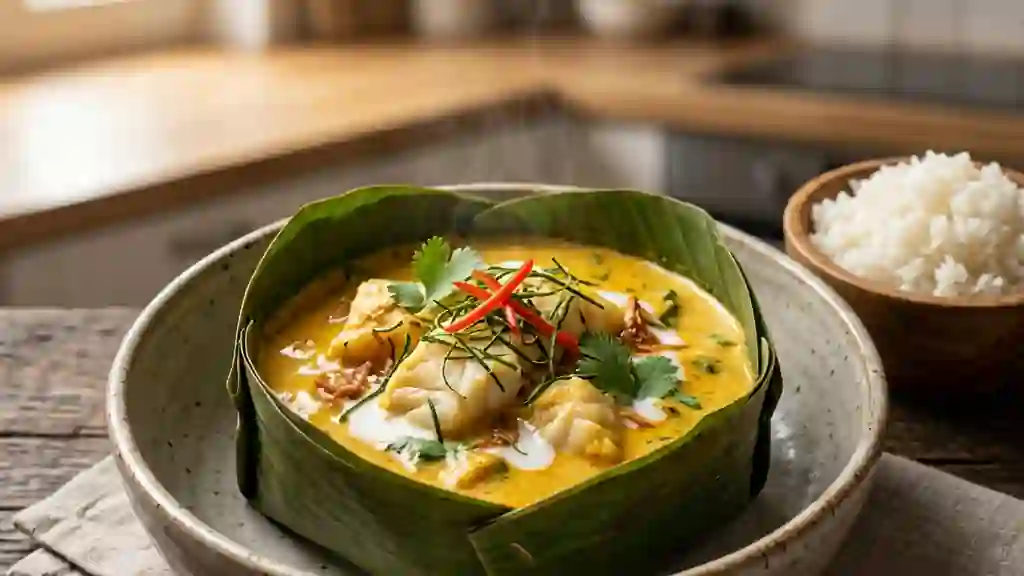Amok de poisson crémeux au coco - Photo de présentation