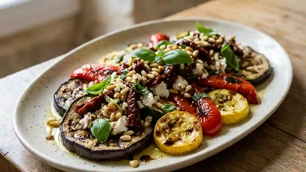 Antipasti fondants aux tomates et chèvre - Photo de présentation