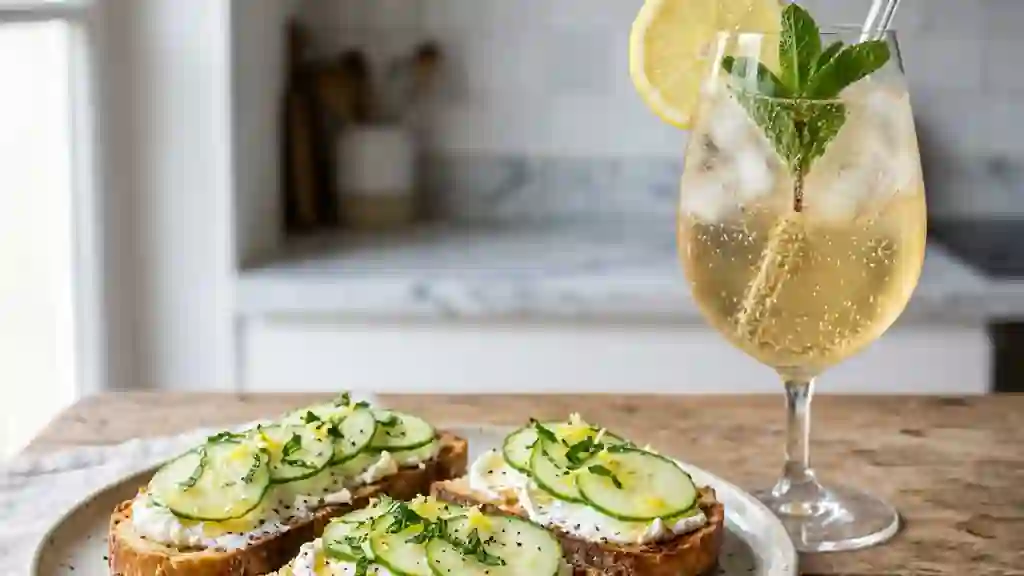 Sureau Frais et Tartines de Chèvre Croquantes - Photo de présentation