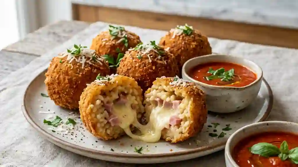 Arancini di Riso Crousti-Fondants - Photo de présentation