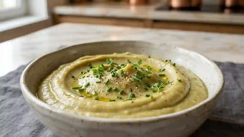 Mousseline d'artichauts onctueuse et citronnée - Photo de présentation