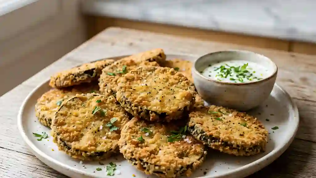 Aubergines dorées au croustillant irrésistible - Photo de présentation