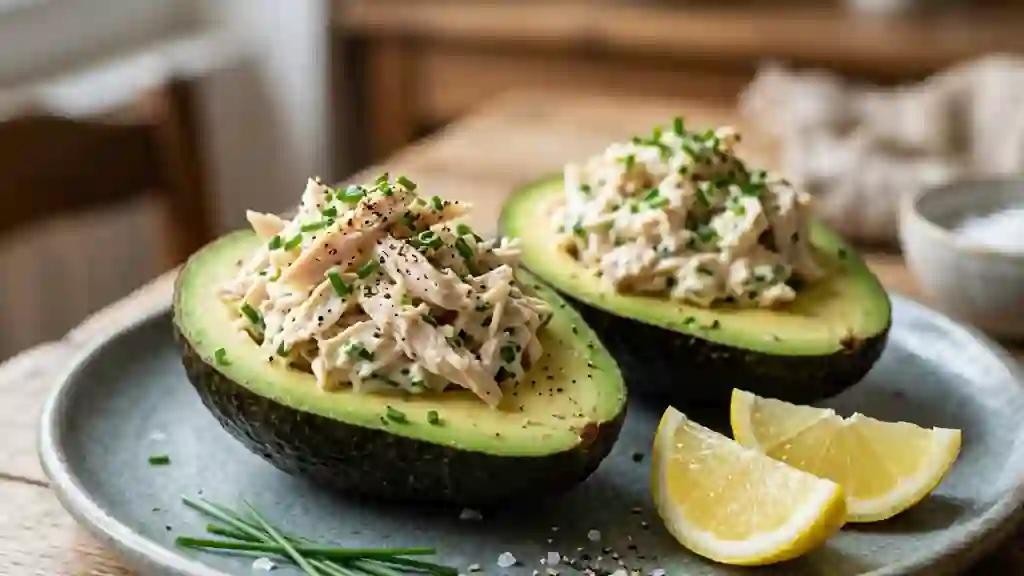 Avocat onctueux à la volaille citronnée - Photo de présentation