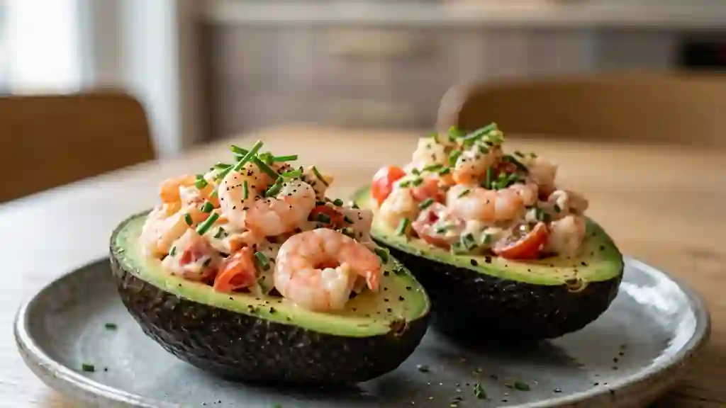 Avocats aux crevettes : fraîcheur et onctuosité - Photo de présentation