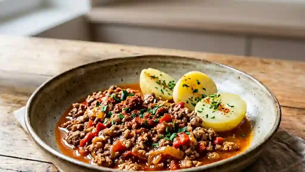 Axoa de veau fondant au piment d'Espelette - Photo de présentation