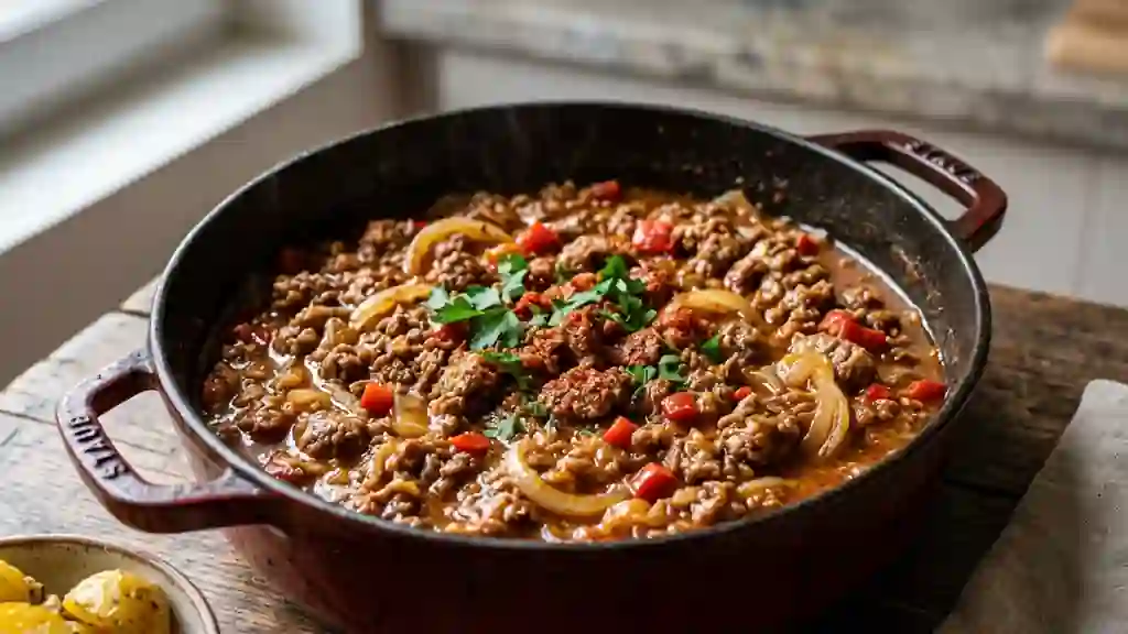 Axoa de veau fondant au piment d'Espelette - Photo de présentation