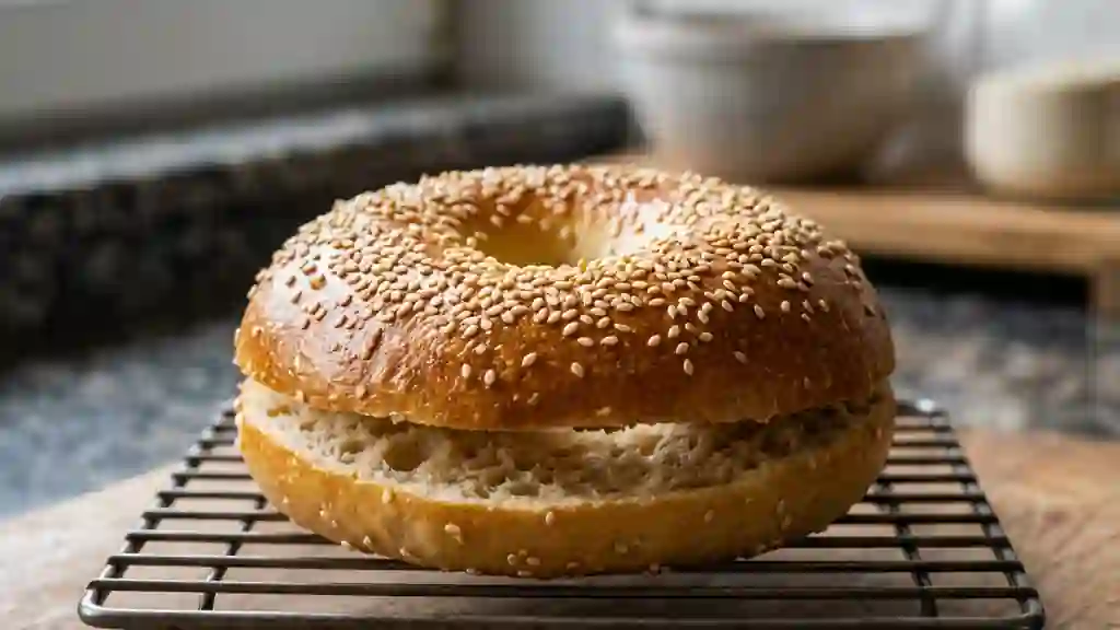 Bagels moelleux au sésame - Photo de présentation