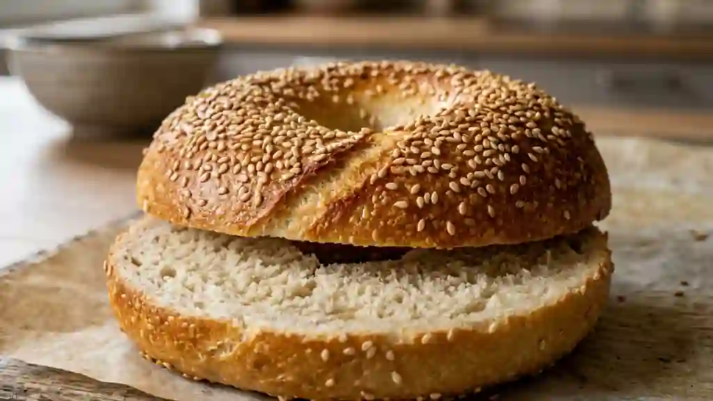 Bagels Moelleux et Dorés au Sésame - Photo de présentation