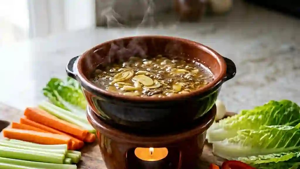 Bagna Cauda Crémeuse à l'Ail et Anchois - Photo de présentation