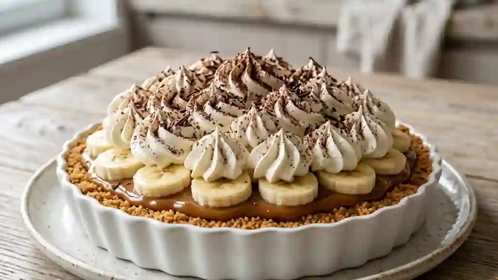 Banoffee Pie Fondant et Croustillant - Photo de présentation