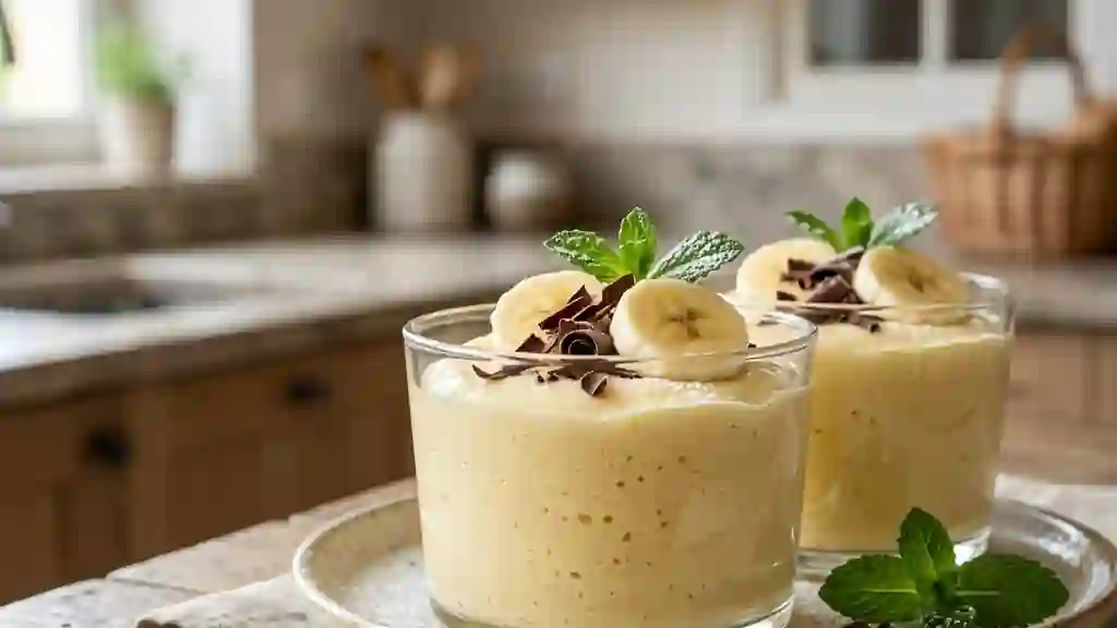 Bavarois Banane Onctueux et Léger - Photo de présentation