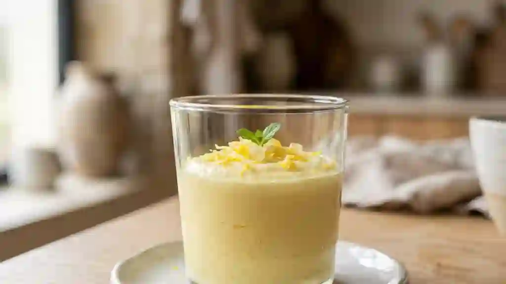 Bavarois au Citron Fondant et Nuageux - Photo de présentation