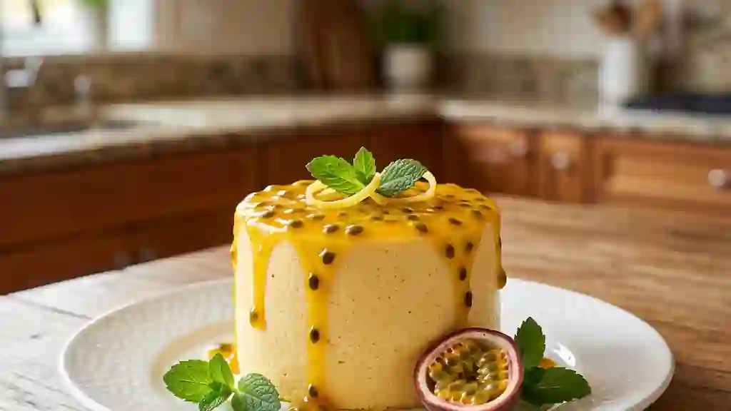 Bavarois Exotique Passion et Nuage de Crème - Photo de présentation