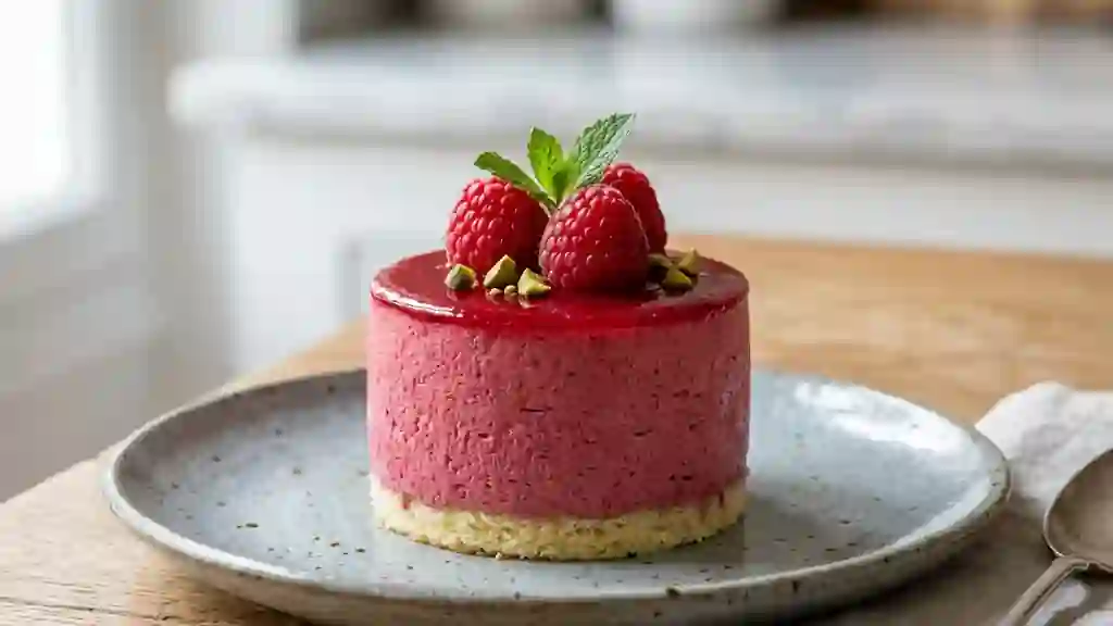 Bavarois Framboise Nuageux - Photo de présentation
