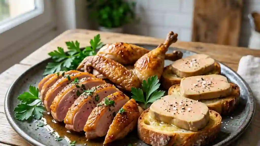 Bécasses rôties et toasts fondants au foie gras - Photo de présentation