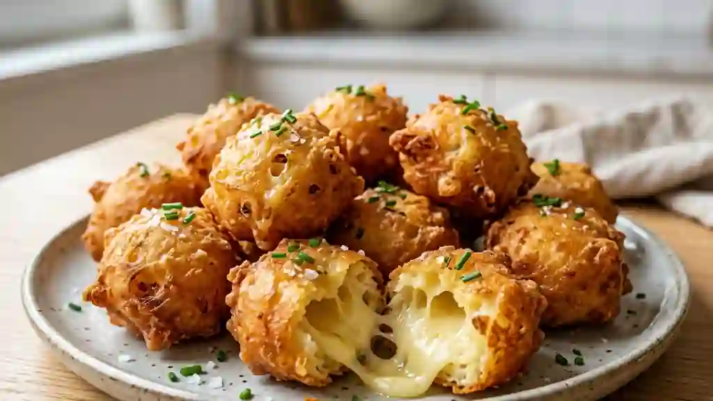 Beignets au fromage crousti-fondants - Photo de présentation