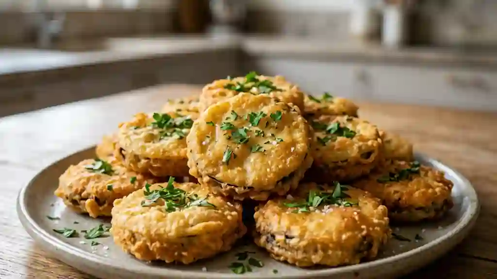 Beignets d'aubergines croustillants - Photo de présentation
