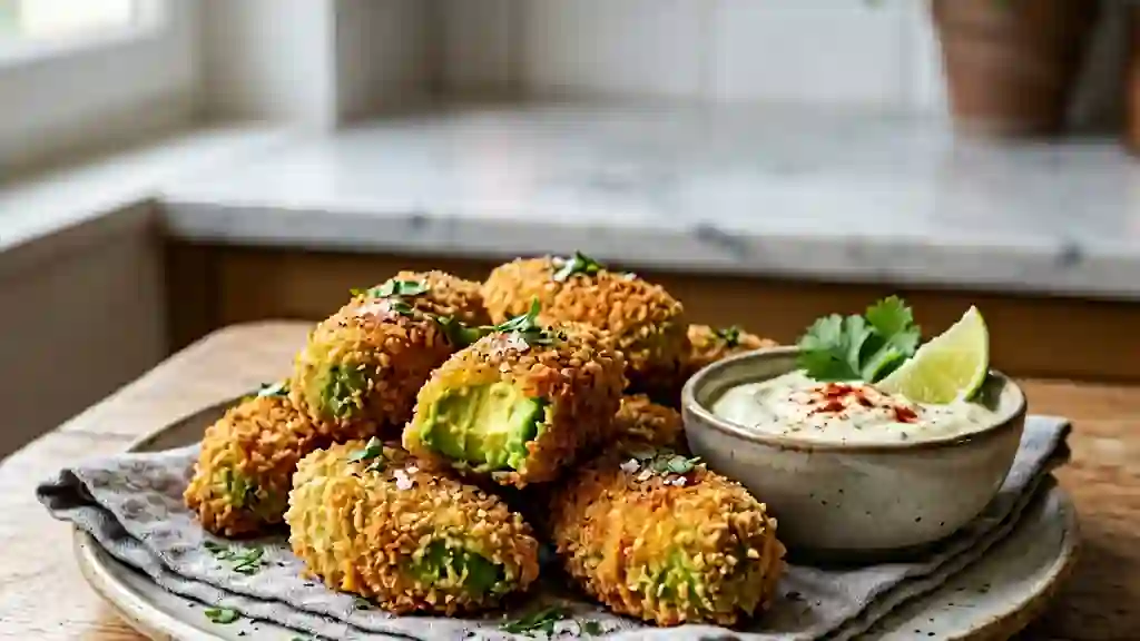 Beignets d'Avocat au Paprika Croustillants - Photo de présentation