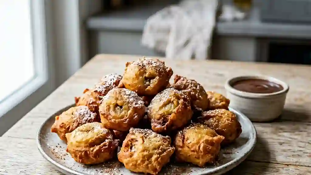 Beignets de bananes fondants et épicés - Photo de présentation