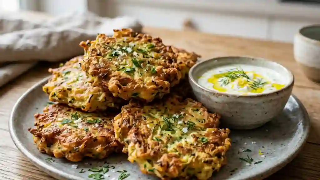 Beignets de courgettes croustillants - Photo de présentation