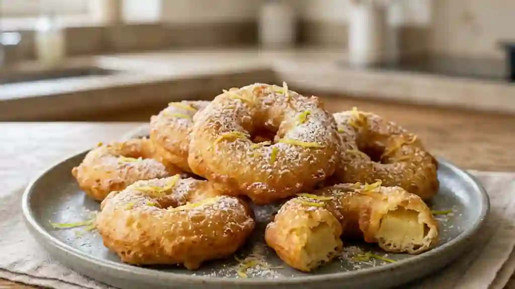 Beignets de pommes fondants au cédrat - Photo de présentation