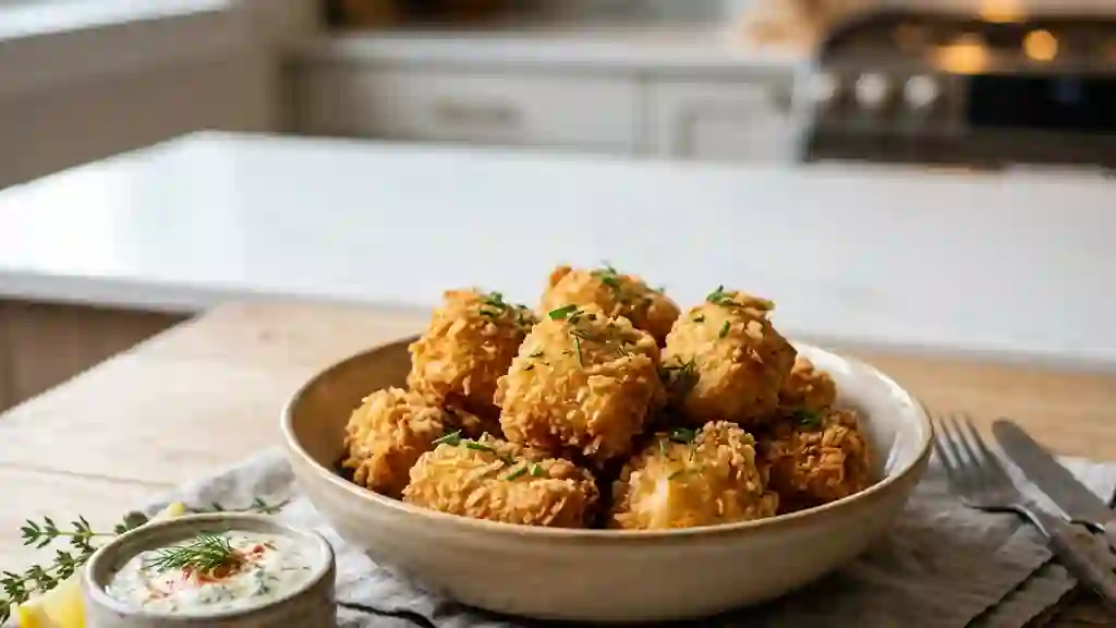 Beignets de poulet ultra croustillants - Photo de présentation
