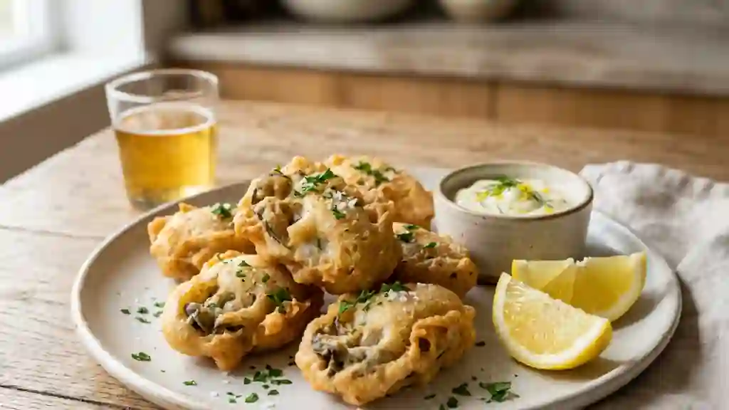 Huîtres frites à la bière : le croustillant iodé - Photo de présentation