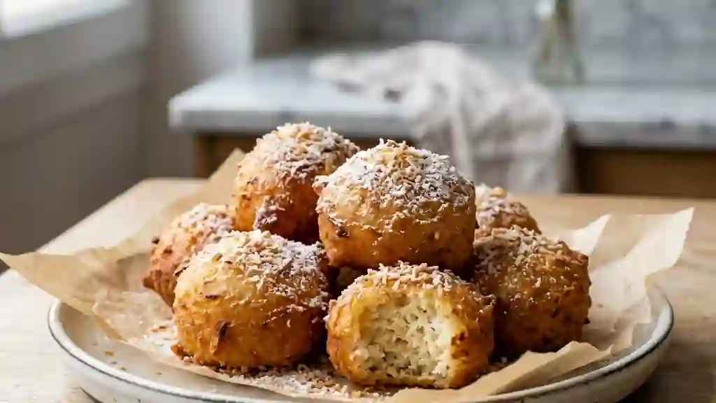 Beignets Coco Moelleux et Croustillants - Photo de présentation