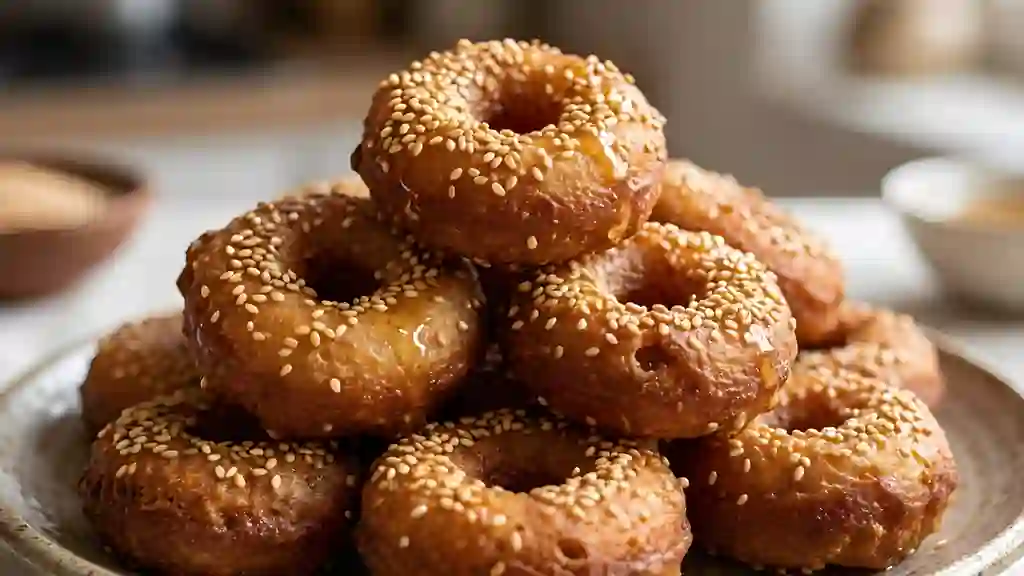 Beignets Youyous moelleux au sésame - Photo de présentation